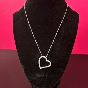 Swarovski Silver Heart Necklace